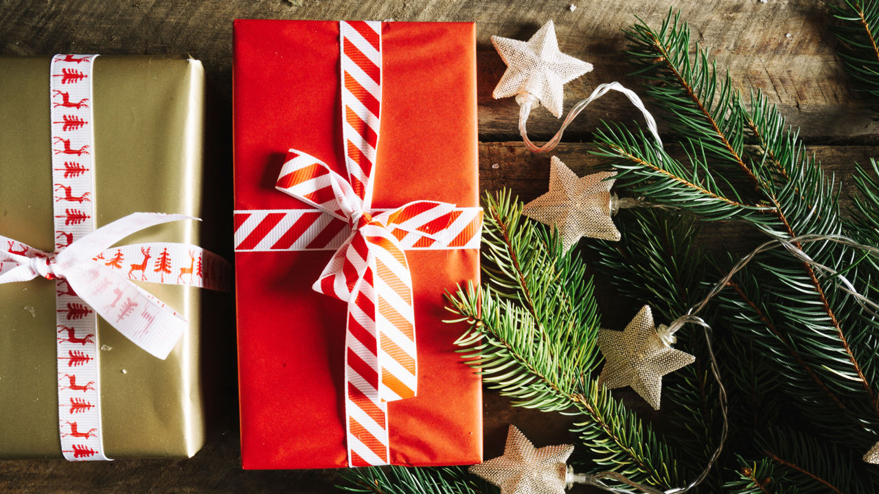 Two Christmas Boxes Fir